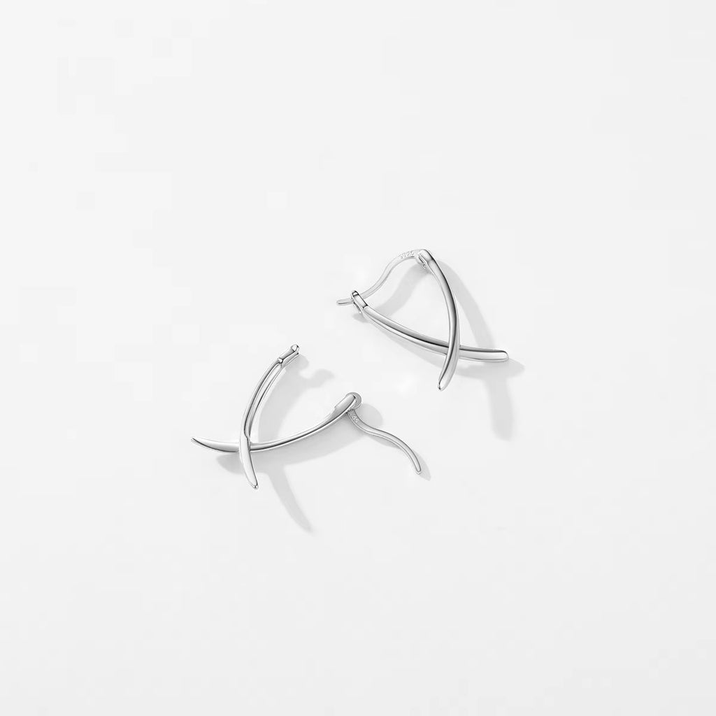 pendientes de aro de Plata de Ley 925 pura para mujer