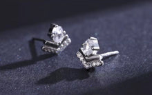Load image into Gallery viewer, pendientes de plata de ley 925 con colgante para mujer