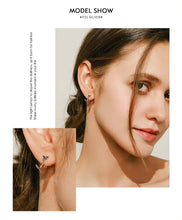 Load image into Gallery viewer, pendientes de plata de ley 925 con forma de gato para mujer