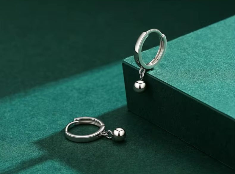 pendientes de aro de plata de ley 2021 auténtica para mujer y Niña
