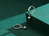 pendientes de aro de plata de ley 2021 auténtica para mujer y Niña