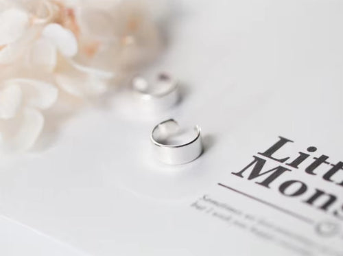 pendientes minimalistas de Plata de Ley 925 para mujer y niña, aretes redondos de Clip, joyería