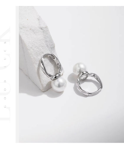 pendientes de aro de Plata de Ley 925 para mujer