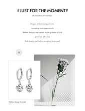 Load image into Gallery viewer, pendientes de aro de Plata de Ley 925 para mujer