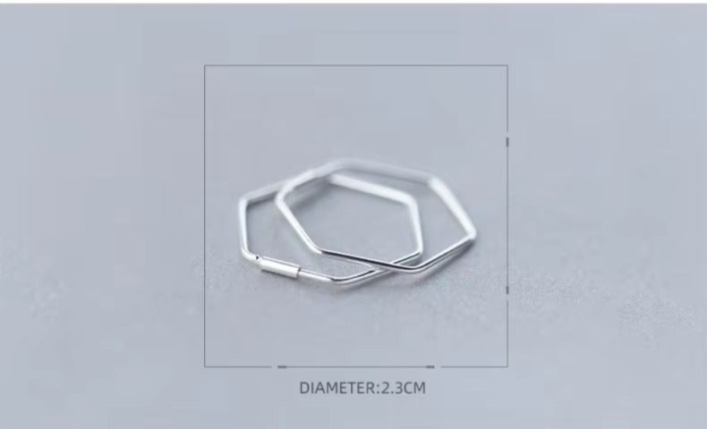 pendientes de aro de plata de primera ley para mujer, aretes pequeños