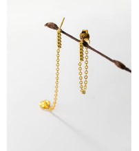 Load image into Gallery viewer, pendientes de cadena de eslabones geométricos para mujer