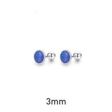 Load image into Gallery viewer, pendientes de plata de ley 925 con Ópalo para mujeres