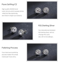Load image into Gallery viewer, pendientes de plata de primera ley y Circonia cúbica para mujer