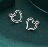 pendientes de plata de ley 925 auténtica para mujer