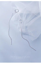 Load image into Gallery viewer, pendientes de gota de cadena larga para mujer