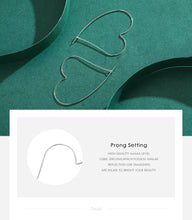 Load image into Gallery viewer, pendientes de aro de Plata de Ley 925 para mujer y niña