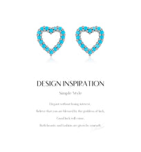 Cargar imagen en el visor de la galería, pendientes sencillos de Plata de Ley 925 para mujer