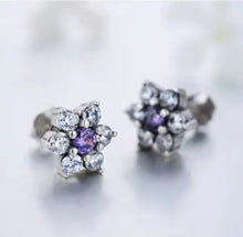 Load image into Gallery viewer, pendientes de plata esterlina 100% 925 para mujer