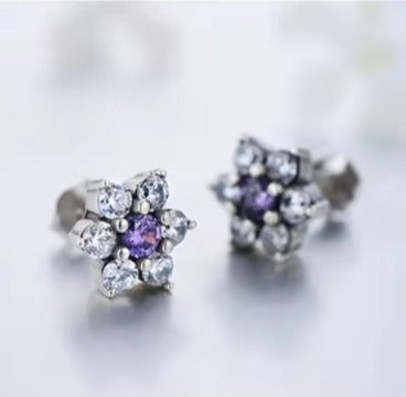 pendientes de plata esterlina 100% 925 para mujer