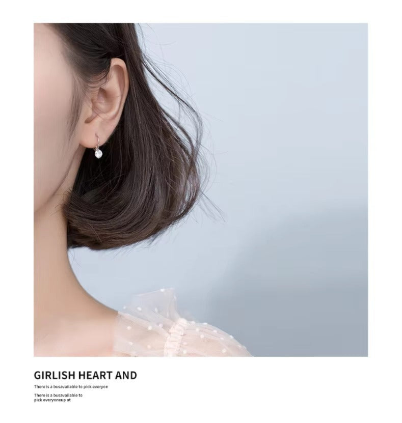 pendientes de plata de primera ley y Circonia cúbica para mujer, aretes, plata esterlina 100%