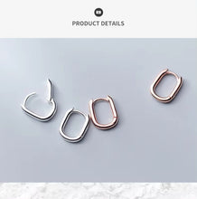 Load image into Gallery viewer, pendientes de aro ovalados para mujer