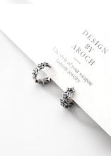 Load image into Gallery viewer, pendientes de plata de ley 925 con forma de estrella para mujer, aretes exquisitos y apilables
