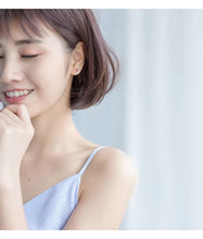 Cargar imagen en el visor de la galería, Venta caliente playa fresca sandía Stud pendientes 925 plata esterlina esmalte lindo pendiente para mujer