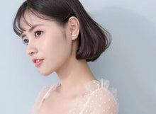 Load image into Gallery viewer, pendientes de plata de ley 925 con lazo, joyería fina de lujo para mujeres