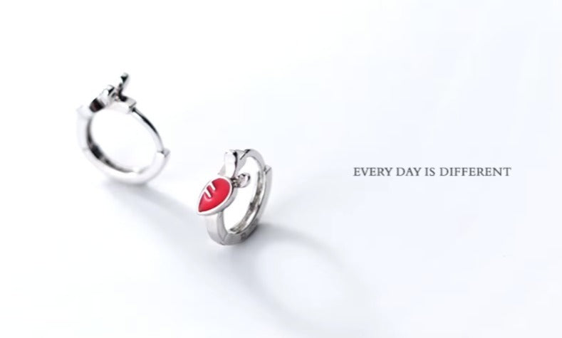 pendientes de aro de plata de ley 925 para mujer, joyería fina con forma de Mini conejo y zanahoria