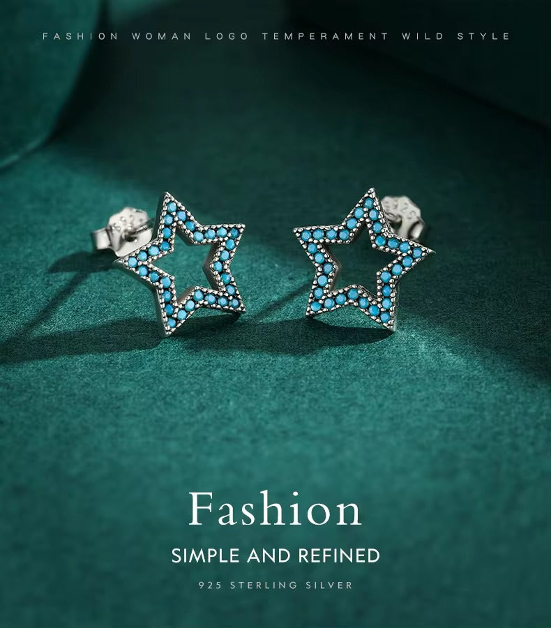 pendientes de plata esterlina 925 para mujer