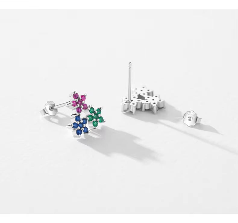 pendientes de plata de ley 925 auténtica para mujer