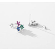 Load image into Gallery viewer, pendientes de plata de ley 925 auténtica para mujer