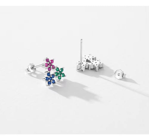 pendientes de plata de ley 925 auténtica para mujer