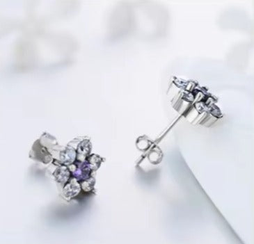 pendientes de plata esterlina 100% 925 para mujer
