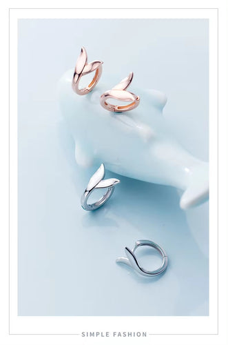 Venta caliente elegante Fox Tail Hoop pendientes para mujeres