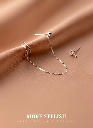 pendientes de plata de ley 925 con borlas largas para mujer y niña, aretes con pasador