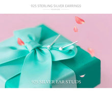 Load image into Gallery viewer, Simple Cute Scrub Vintage Square previene alergias Stud pendientes moda 925