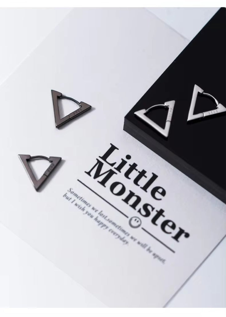 pendientes minimalistas de Plata de Ley 925 para mujer