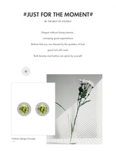 Load image into Gallery viewer, pendientes de plata de ley 925 con forma redonda para mujer