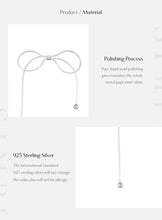 Load image into Gallery viewer, pendientes de plata de ley 925 con forma de lazo para mujer