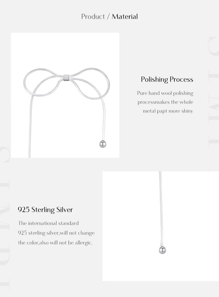 pendientes de plata de ley 925 con forma de lazo para mujer