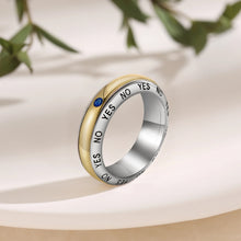 Cargar imagen en el visor de la galería, Anillos giratorios de Color plateado y dorado para mujer
