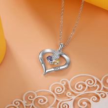 Load image into Gallery viewer, Colgante de corazón grabado con nombre personalizado para mujer Laila joyas