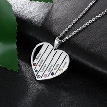 Load image into Gallery viewer, Collar de corazón personalizado para mujer Laila joyas