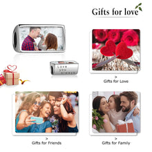 Load image into Gallery viewer, Cuentas con foto personalizadas para mujer, abalorios grabados, aptos para pulsera, collares, accesorios de fabricación de joyas (JewelOra AS101989)