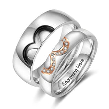 Load image into Gallery viewer, Anillos De Compromiso personalizados para hombres y mujeres