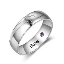 Load image into Gallery viewer, Anillos luminosos de acero inoxidable para hombre y mujer