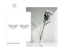 Load image into Gallery viewer, pendientes de aro de Plata de Ley 925 auténtica para mujer y niña