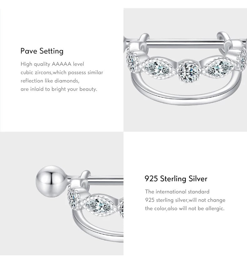 pendientes de aro de Plata de Ley 925 auténtica para mujer y niña