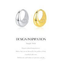 Load image into Gallery viewer, pendientes de aro de Plata de Ley 925 para mujer