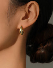 Load image into Gallery viewer, pendientes de aro de Plata de Ley 925 para mujer