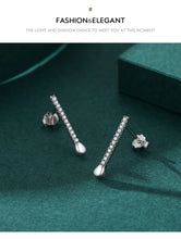 Load image into Gallery viewer, pendientes de plata de ley 925 auténtica para mujer