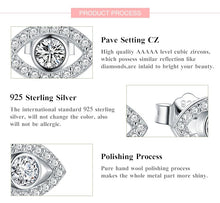 Load image into Gallery viewer, pendientes de plata de primera ley y Circonia cúbica para mujer