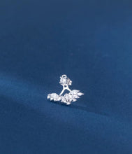 Load image into Gallery viewer, pendientes de plata de ley 925 con alas de boda para mujer