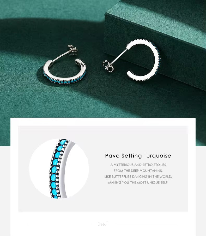 pendientes de tuerca de plata de ley 100% para mujer